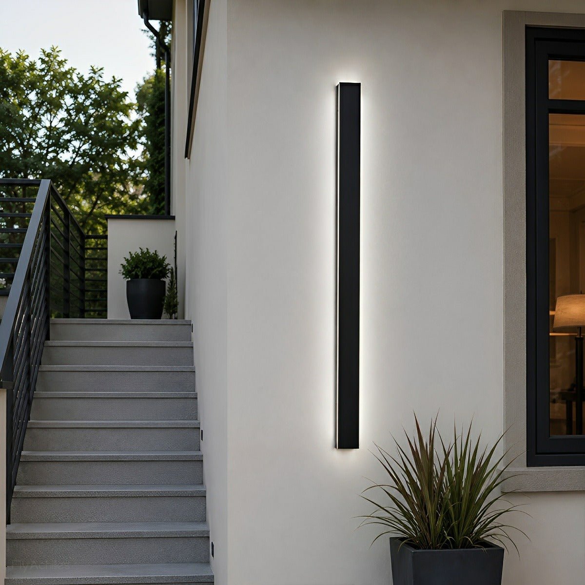 Waterproof Modern LED Long Strip Outdoor Wall Porch Lights - Flare Shack