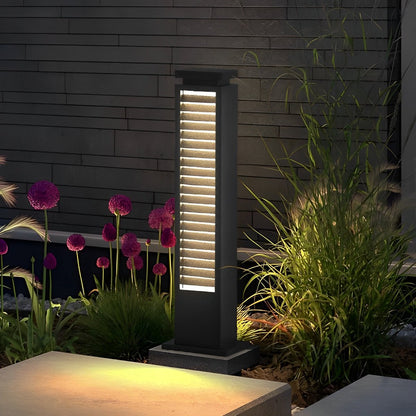 Modern Outdoor Waterproof Grille LED Post Lights Pathway Lights