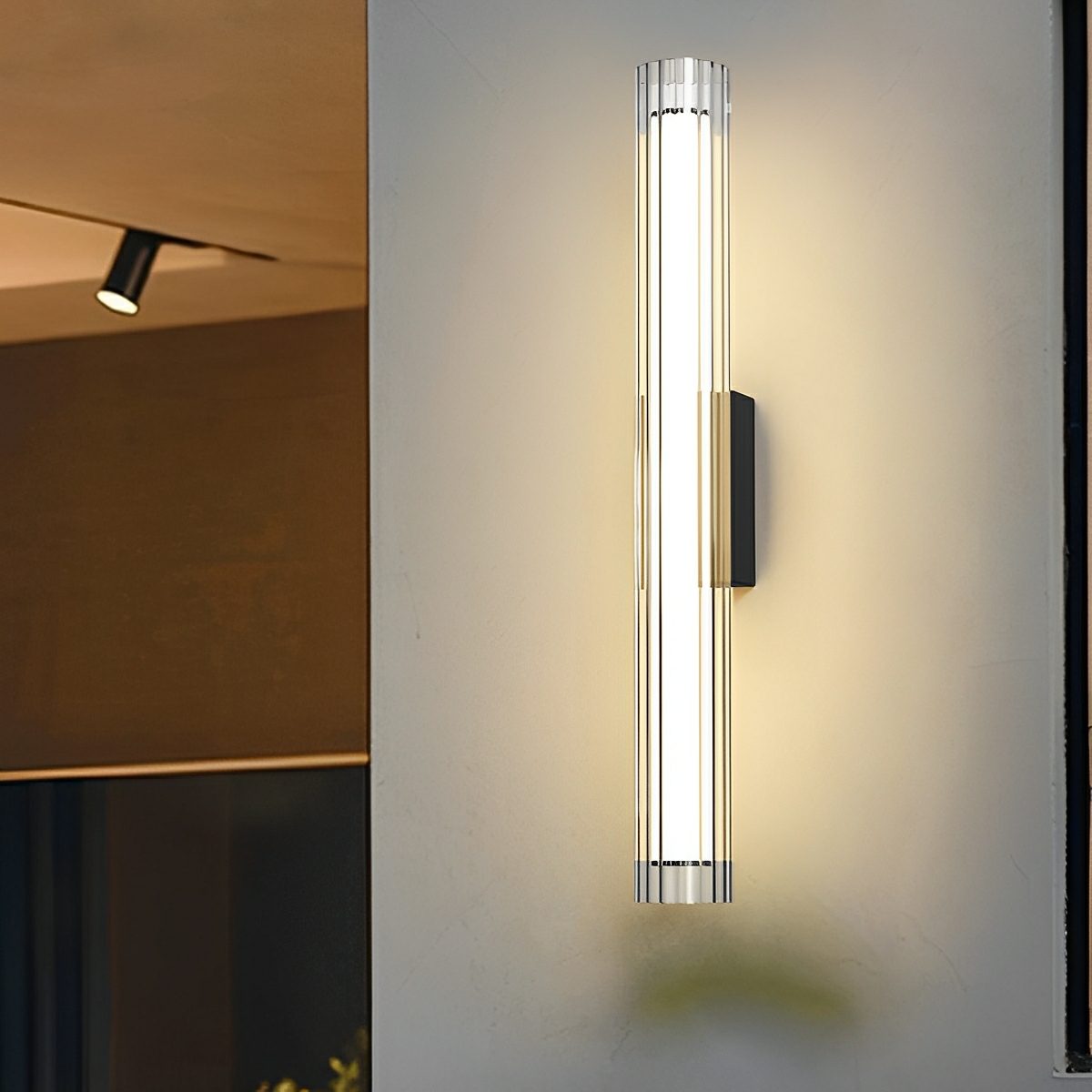 Waterproof Modern Light Tube Shape Outdoor Porch LED Wall Lights - Flare Shack