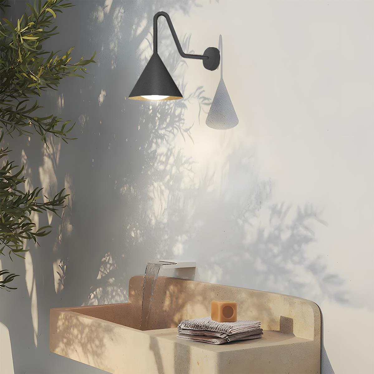 Waterproof Modern Minimalist Bell LED Outdoor Wall Sconces - Flare Shack