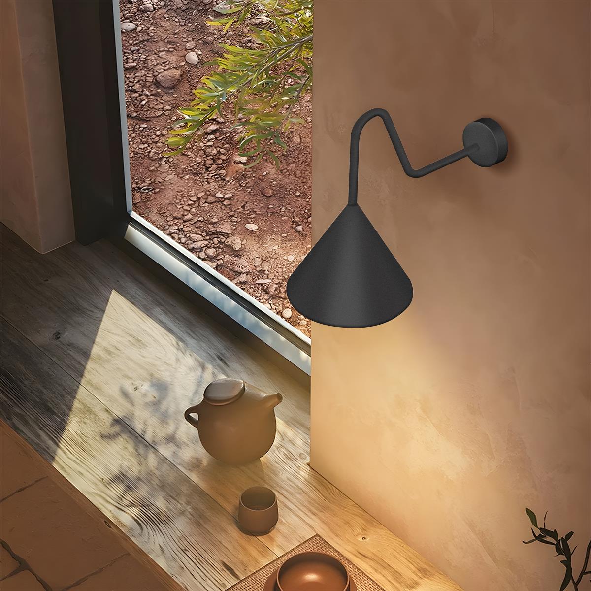 Waterproof Modern Minimalist Bell LED Outdoor Wall Sconces - Flare Shack