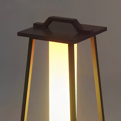 Waterproof Modern Minimalist Geometric LED Outdoor Floor Lamp