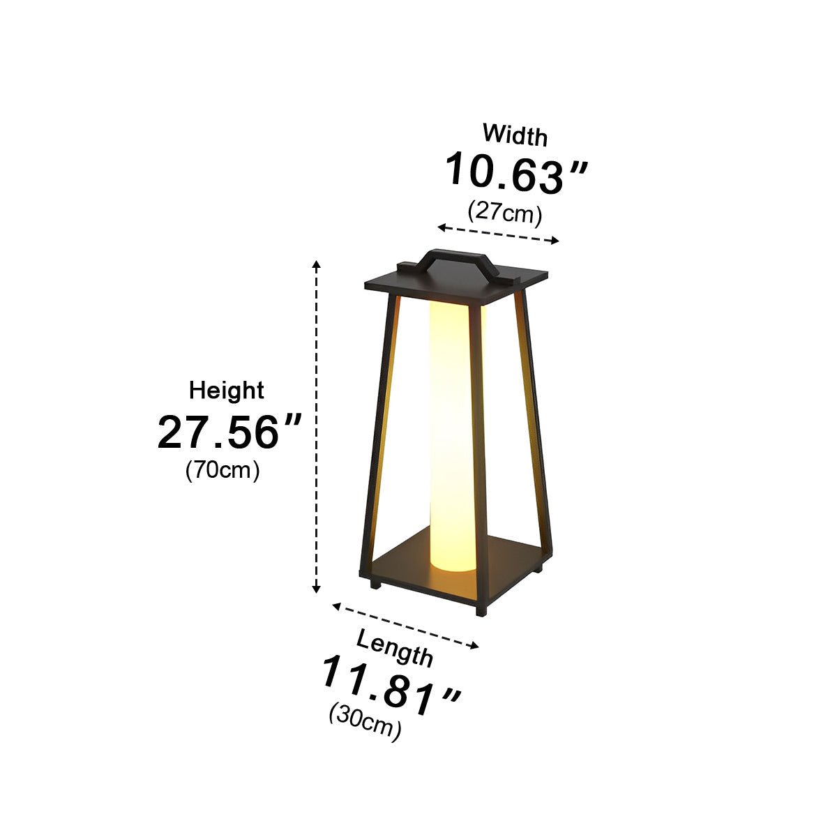 Waterproof Modern Minimalist Geometric LED Outdoor Floor Lamp