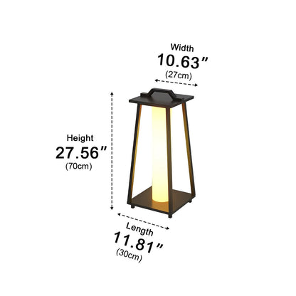 Waterproof Modern Minimalist Geometric LED Outdoor Floor Lamp