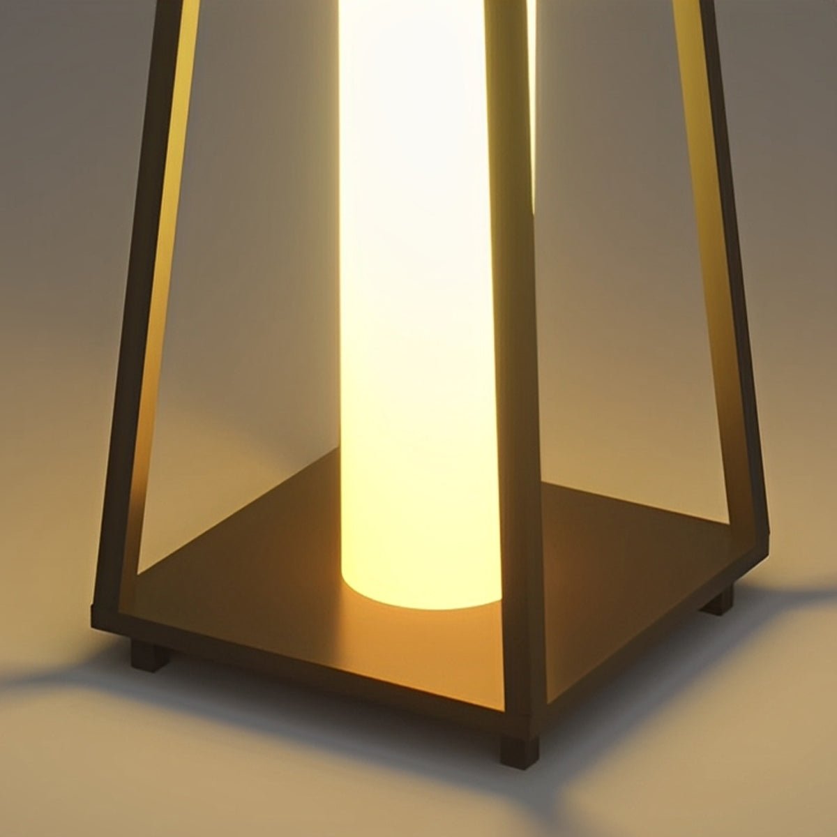Waterproof Modern Minimalist Geometric LED Outdoor Floor Lamp