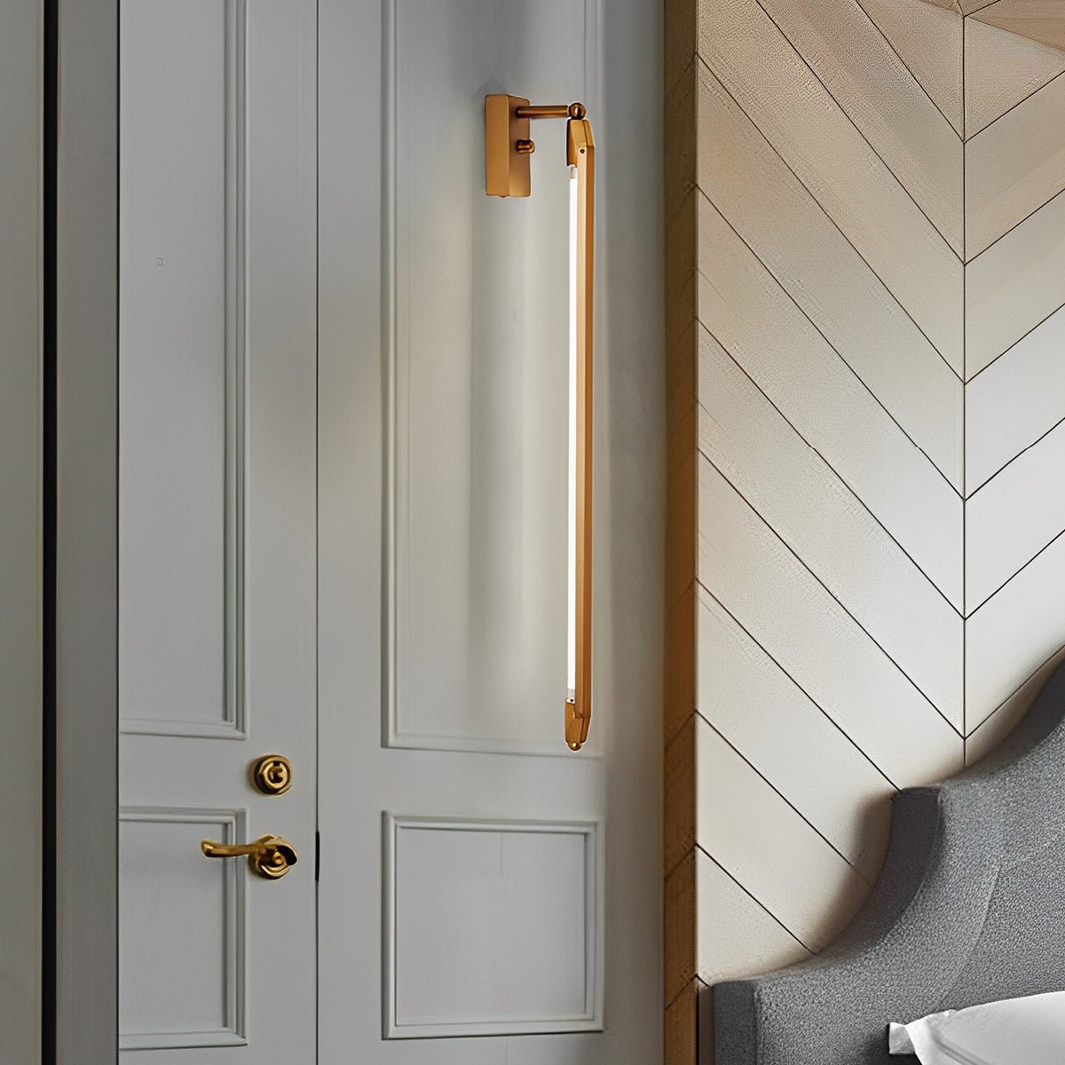 Waterproof Modern Minimalist Rotatable Long Strip LED Wall Sconces