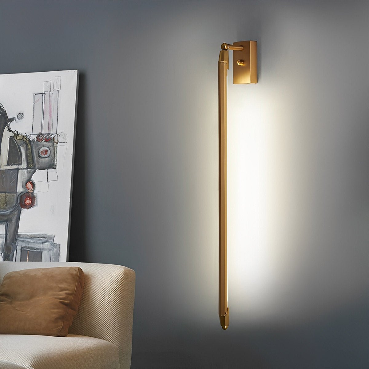 Waterproof Modern Minimalist Rotatable Long Strip LED Wall Sconces - Flare Shack