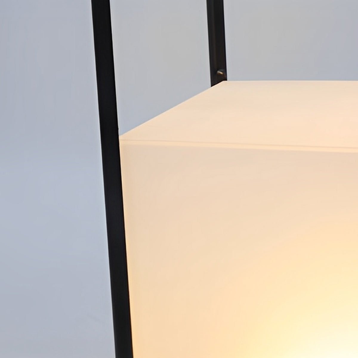 Waterproof Modern Minimalist Stainless Steel Rectangular LED Outdoor Floor Lamp