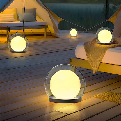 Waterproof Modern Moon Bubble Post Light Landscape Light - Flare Shack