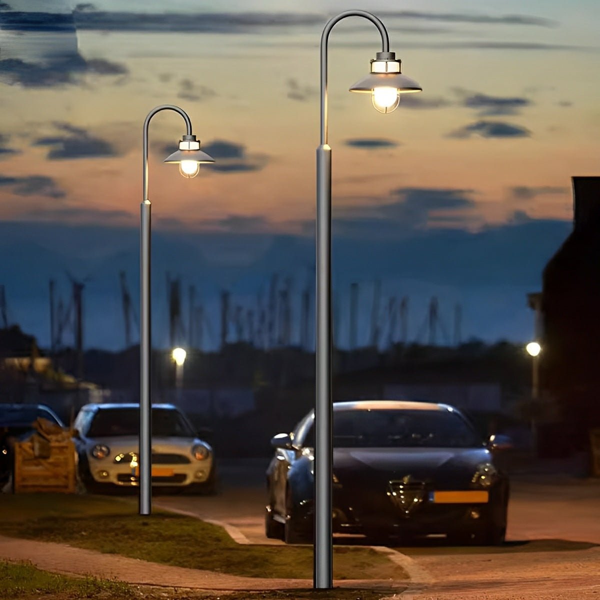 Waterproof Modern Outdoor Lantern Pathway Street Lights - Flare Shack