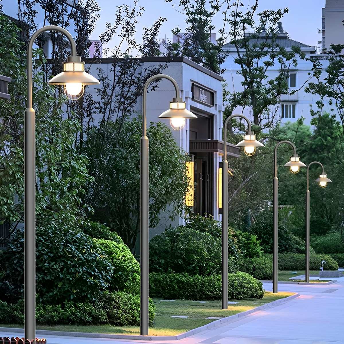 Waterproof Modern Outdoor Lantern Pathway Street Lights