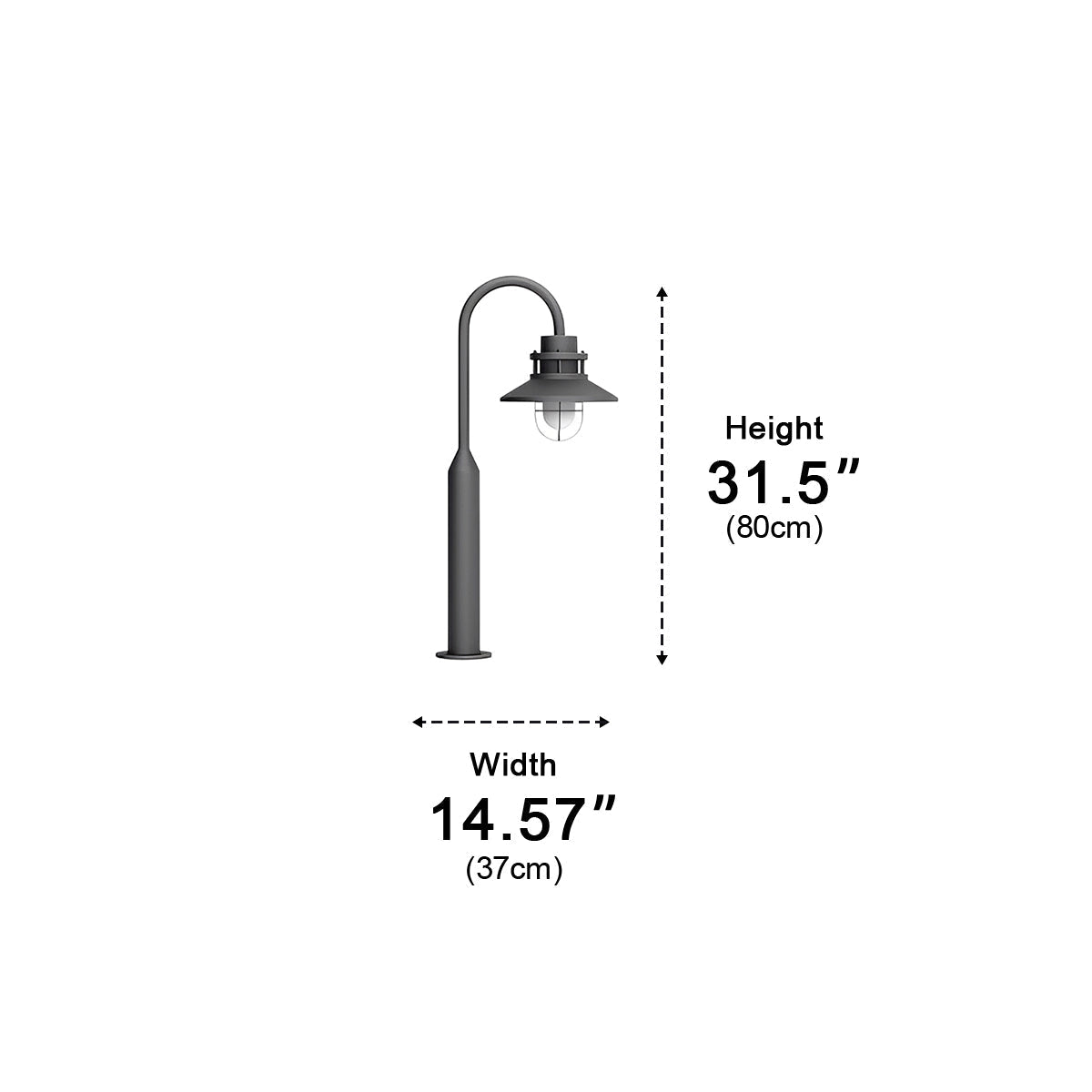 Waterproof Modern Outdoor Lantern Pathway Street Lights