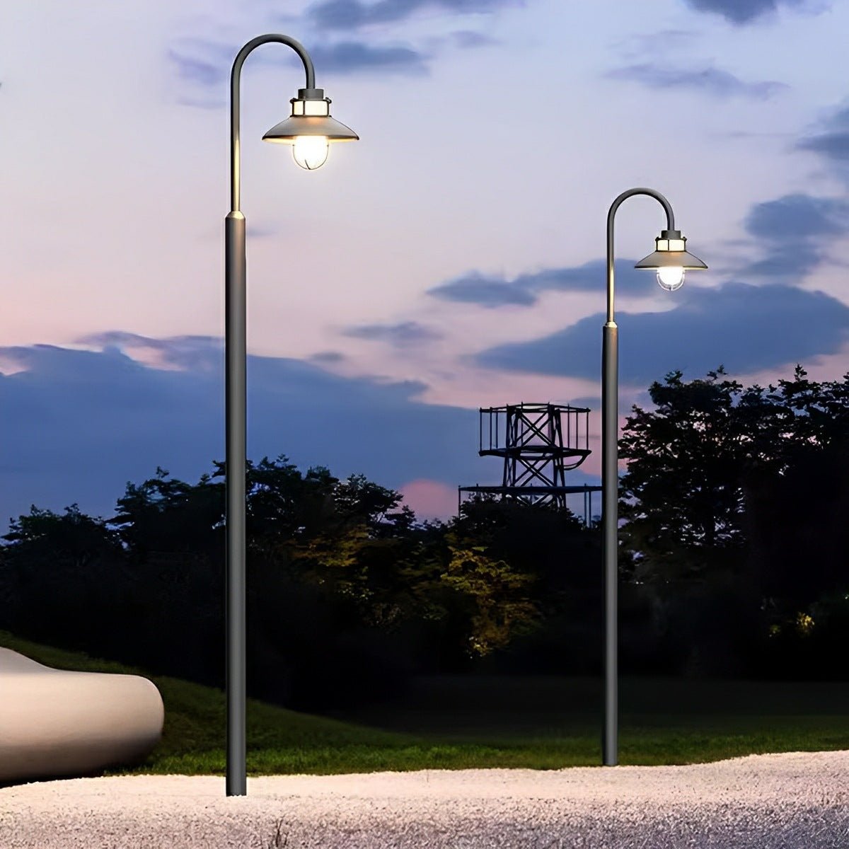 Waterproof Modern Outdoor Lantern Pathway Street Lights - Flare Shack