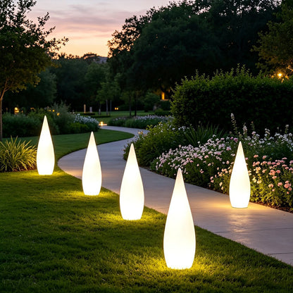 Waterproof Modern Outdoor LED Cone Lights Lawn Landscape Lighting - Flare Shack