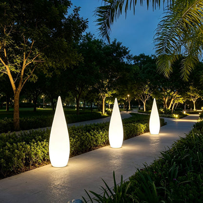 Waterproof Modern Outdoor LED Cone Lights Lawn Landscape Lighting - Flare Shack