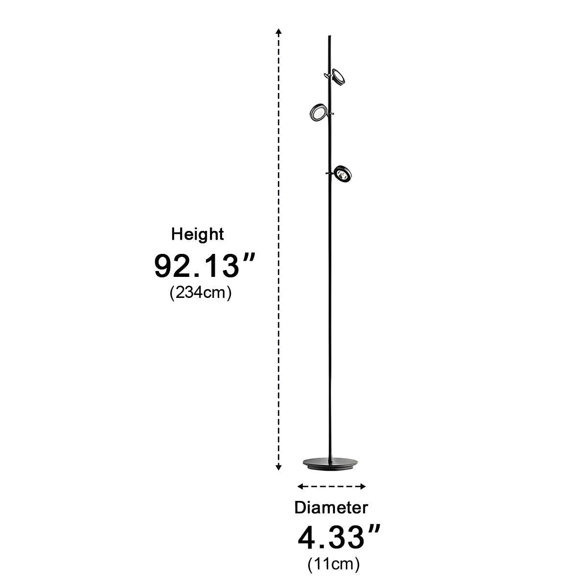 Modern Outdoor Pathway Lighting - IP65 Waterproof Aluminum Street Lamp