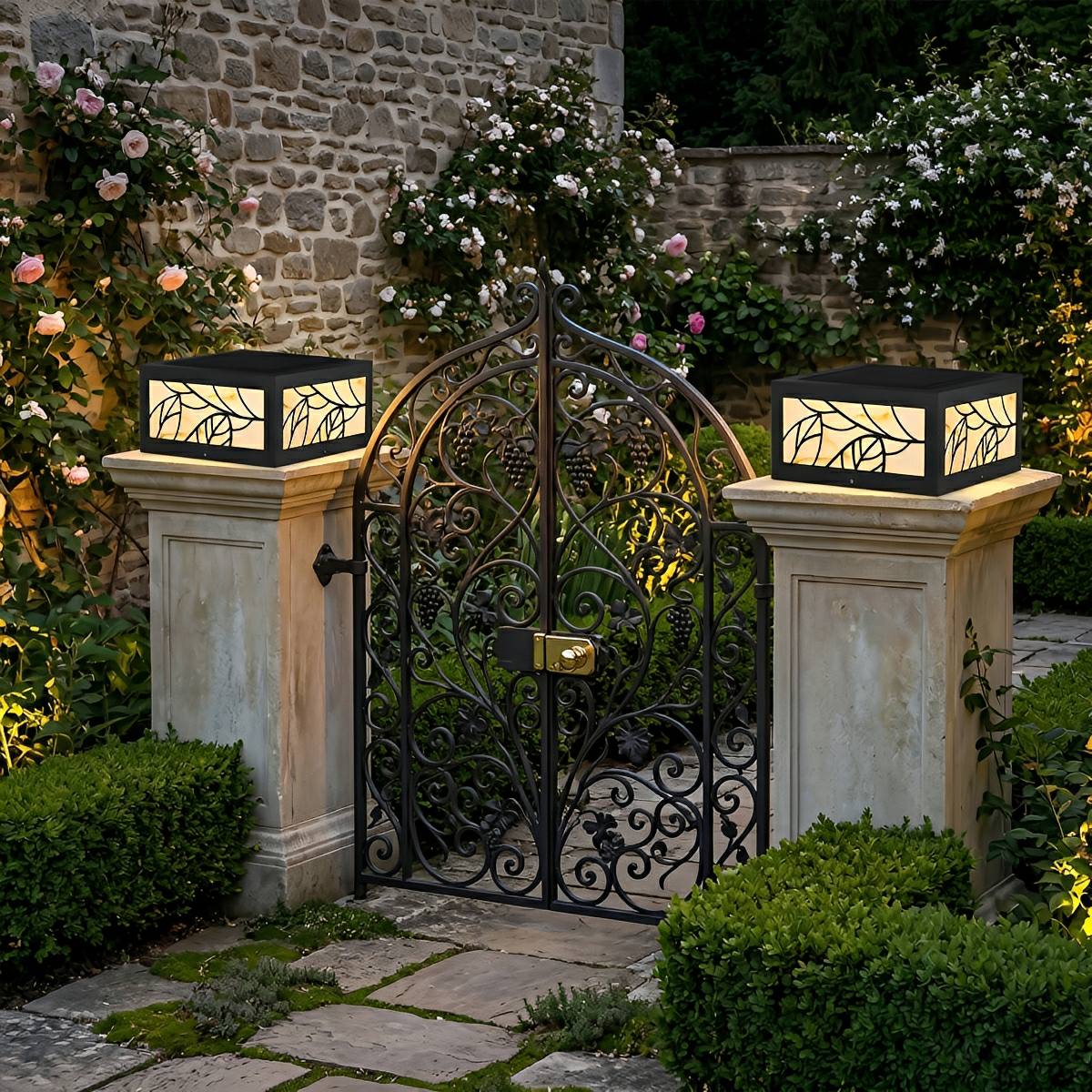 Waterproof Modern Square LED Outdoor Deck Post Lights Pillar Light - Flare Shack