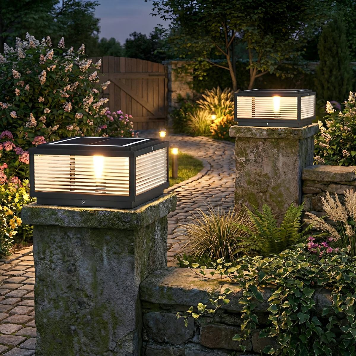 Waterproof Modern Square Outdoor Post Lights Fence Pillar Light - Flare Shack