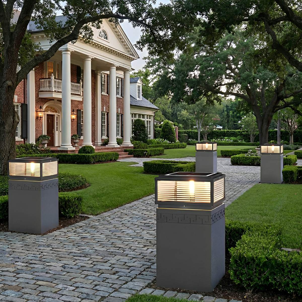 Waterproof Modern Square Outdoor Post Lights Fence Pillar Light - Flare Shack