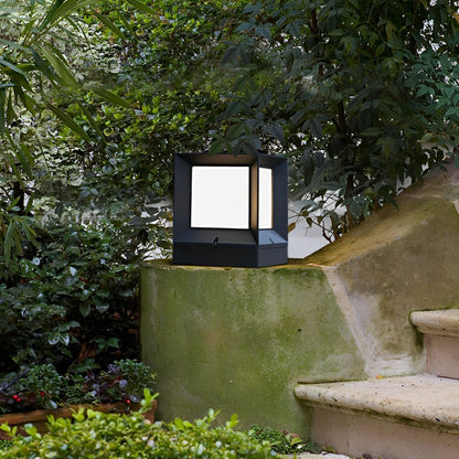 Waterproof Modern Square Solar LED Outdoor Post Lights - Flare Shack
