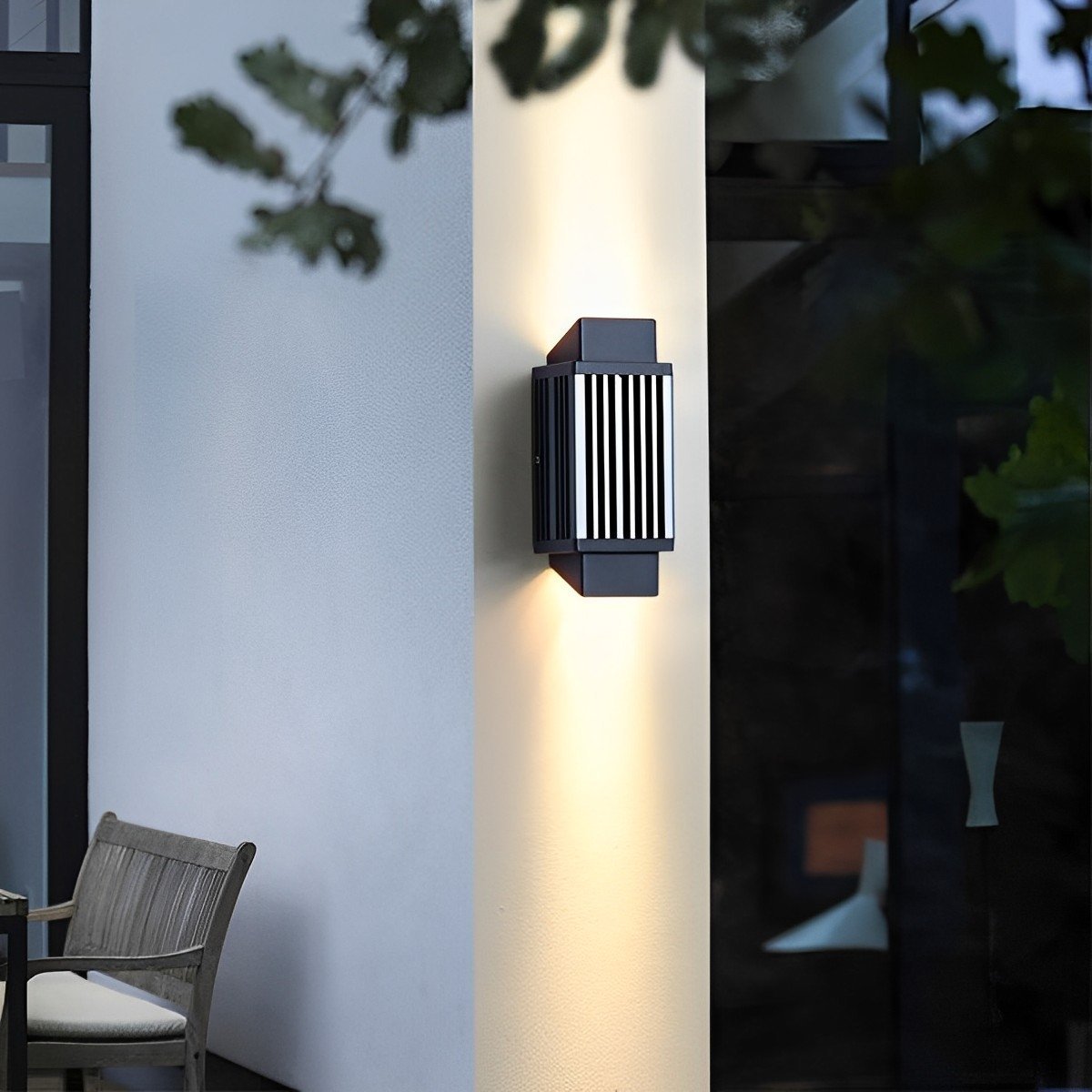 Waterproof Modern Up and Down Minimalist Outdoor LED Wall Lights - Flare Shack