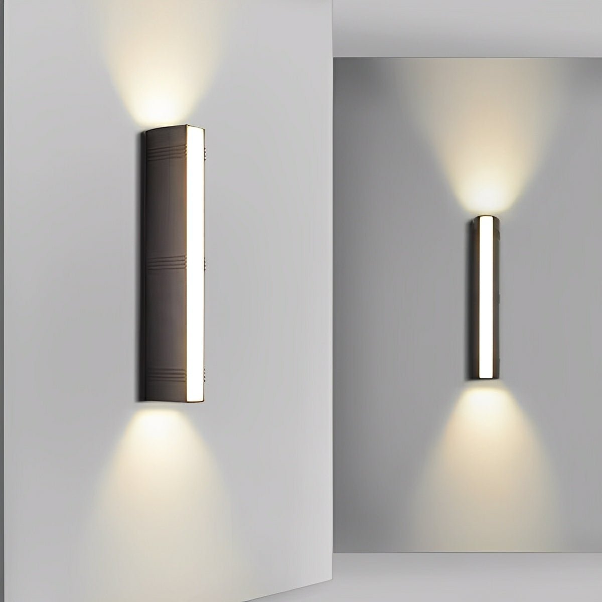 Waterproof Modern Triple-Direction Glow Outdoor Porch LED Wall Lights
