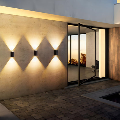 Waterproof Modern Up&Down LED Outdoor Spotlight Wall Washer Light