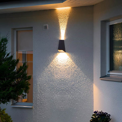 Waterproof Modern Up&Down LED Outdoor Spotlight Wall Washer Light - Flare Shack