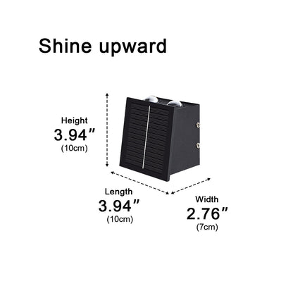 Solar Waterproof Modern LED Outdoor Wall Washer Lights
