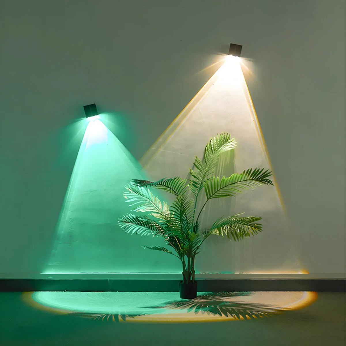 Solar Waterproof Modern LED Outdoor Wall Washer Lights