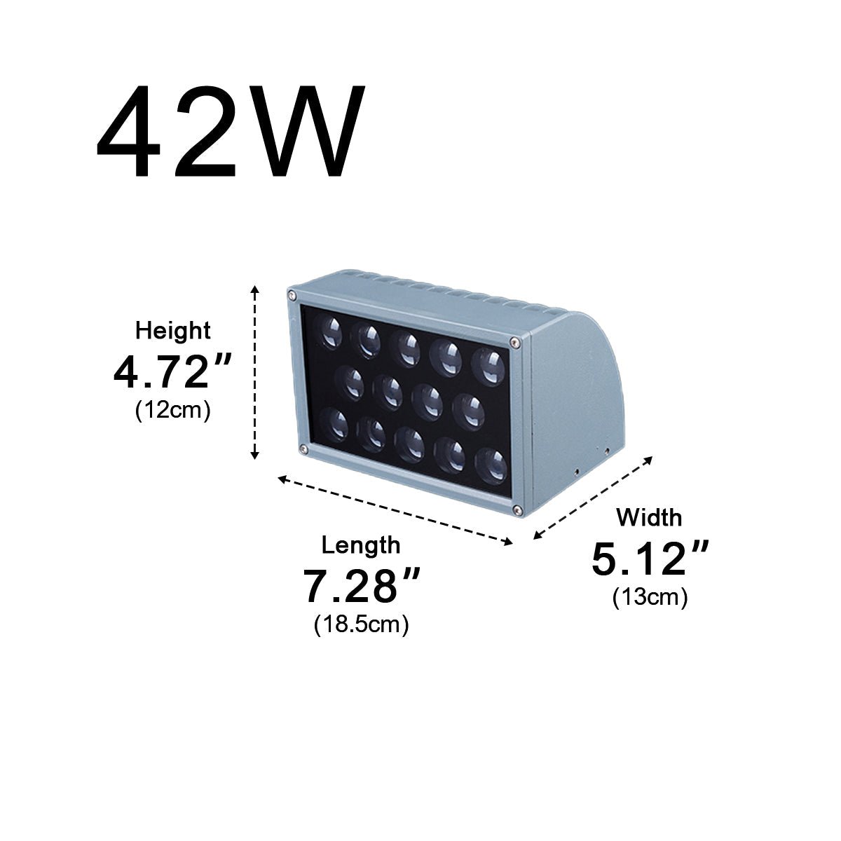 Waterproof Modern Up&Down LED Outdoor Wall Washer Spot Lights