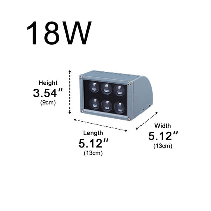 Waterproof Modern Up&Down LED Outdoor Wall Washer Spot Lights
