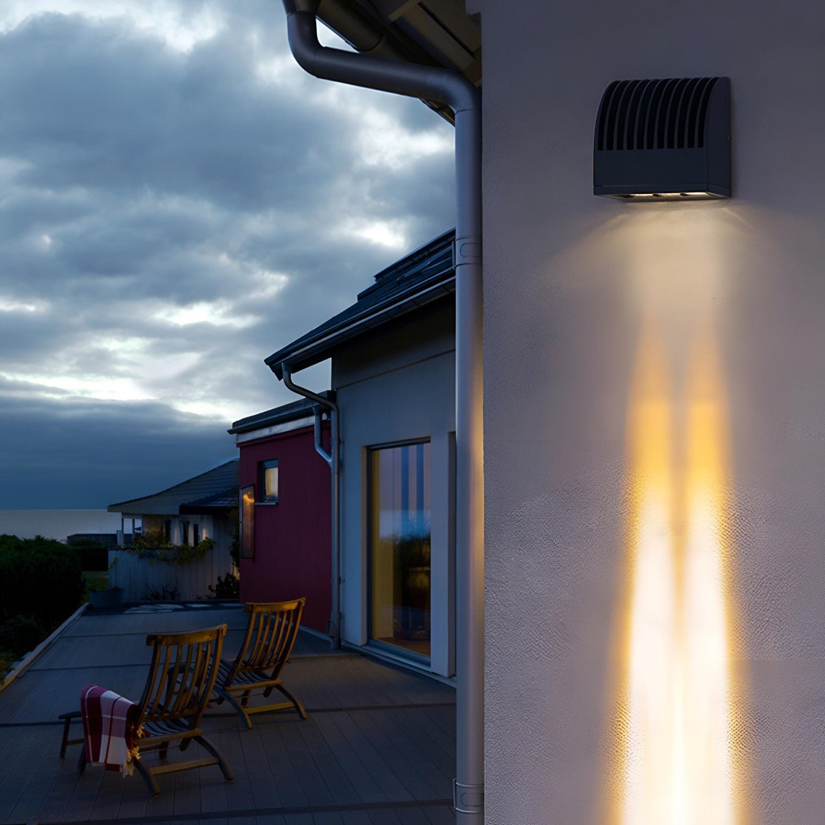 Waterproof Modern Up&Down LED Outdoor Wall Washer Spot Lights - Flare Shack