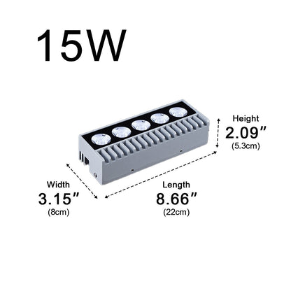 Waterproof Modern Up&Down LED Outdoor Wall Washer Spot Lights