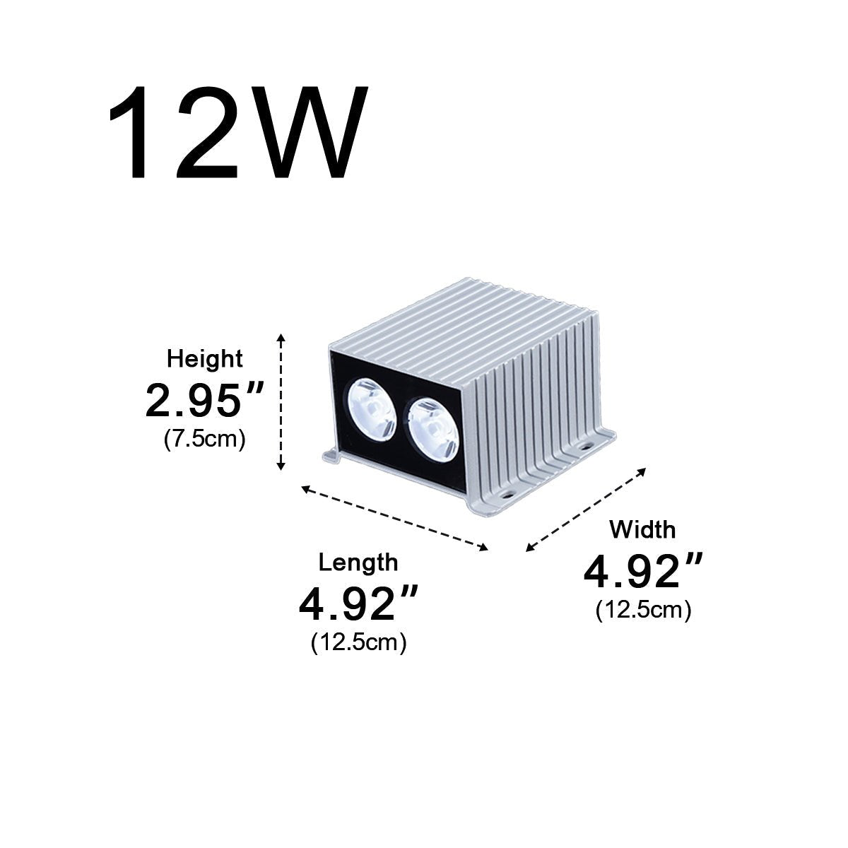 Waterproof Modern Up&Down LED Outdoor Wall Washer Spot Lights