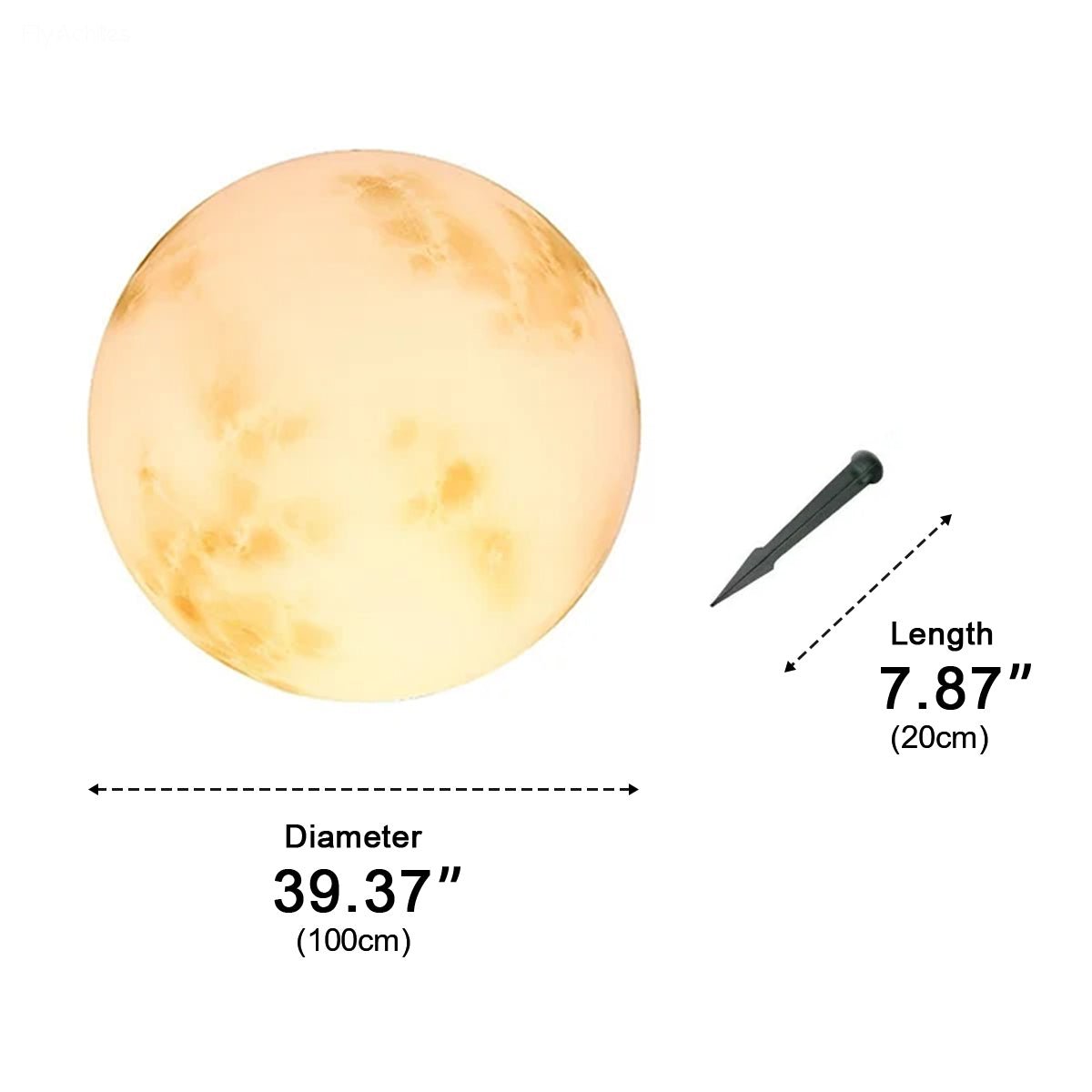 Waterproof Moon Ball Lights Garden Landscape Lawn Lights
