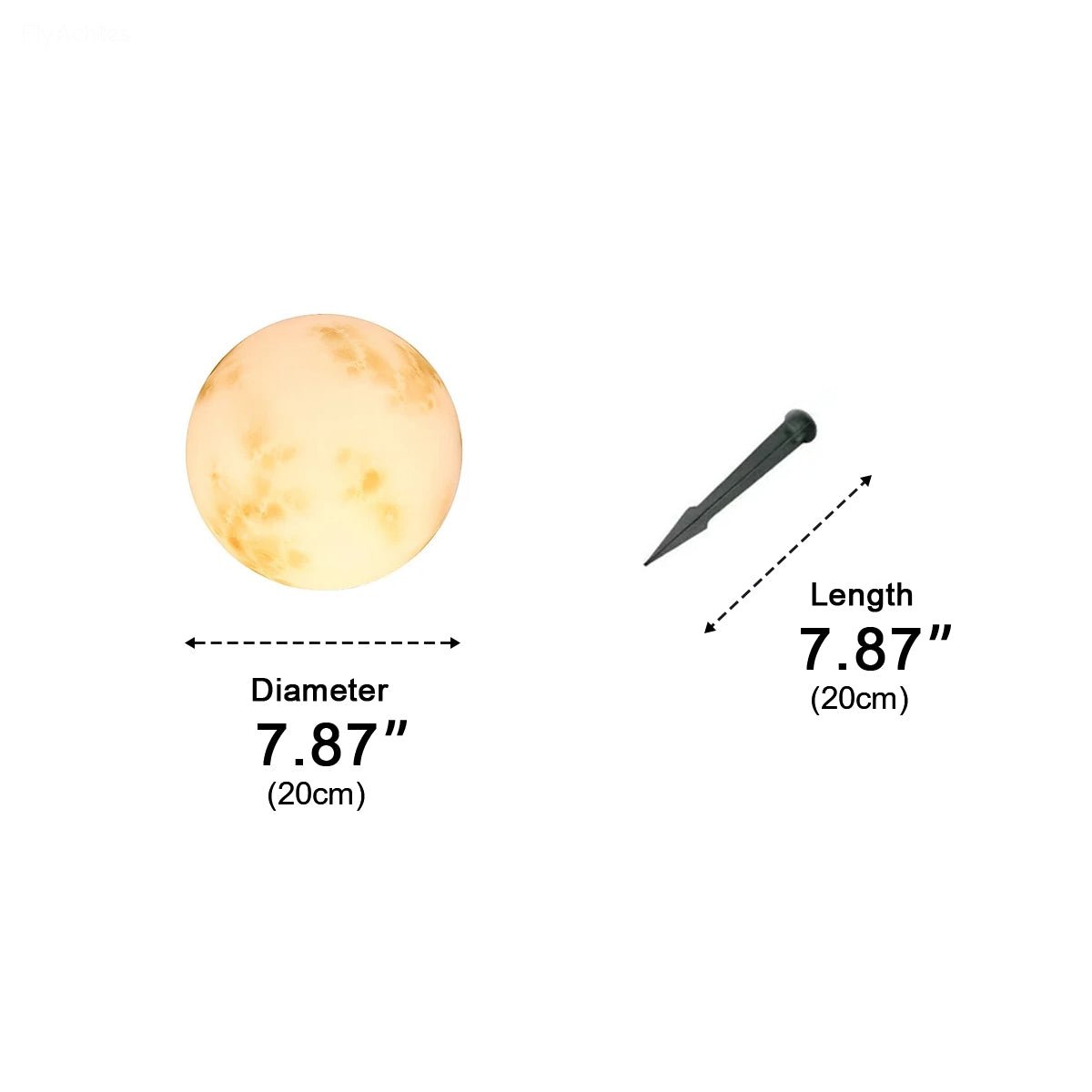 Waterproof Moon Ball Lights Garden Landscape Lawn Lights