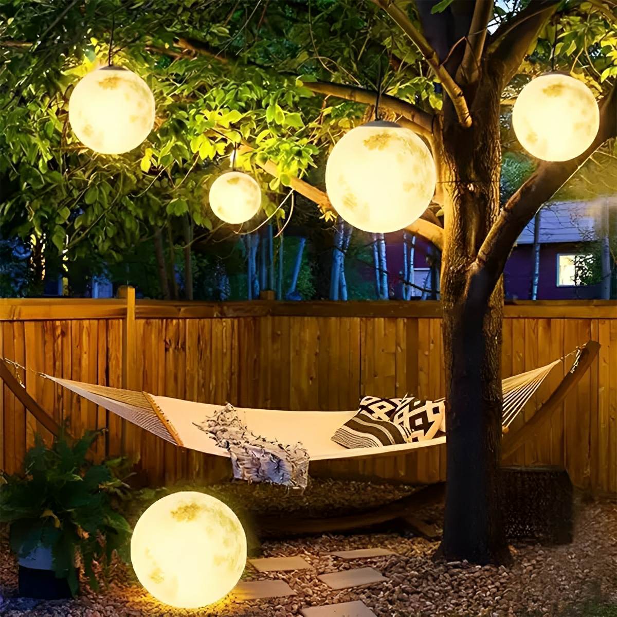 Waterproof Moon Garden Landscape Outdoor Ceiling Lights - Flare Shack