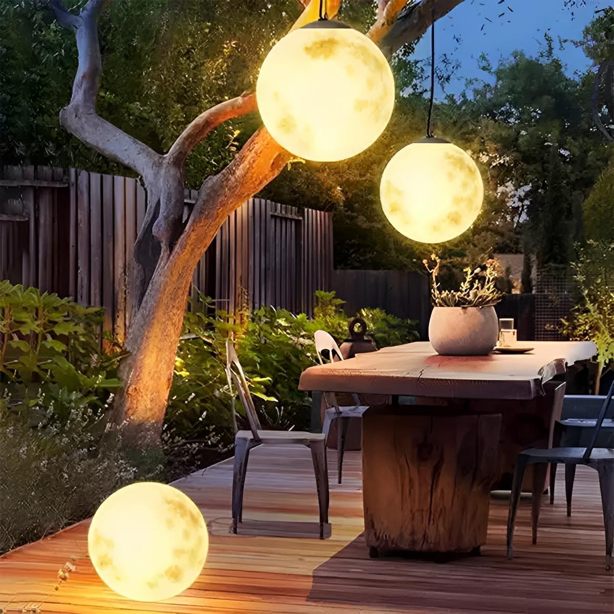 Waterproof Moon Garden Landscape Outdoor Ceiling Lights - Flare Shack