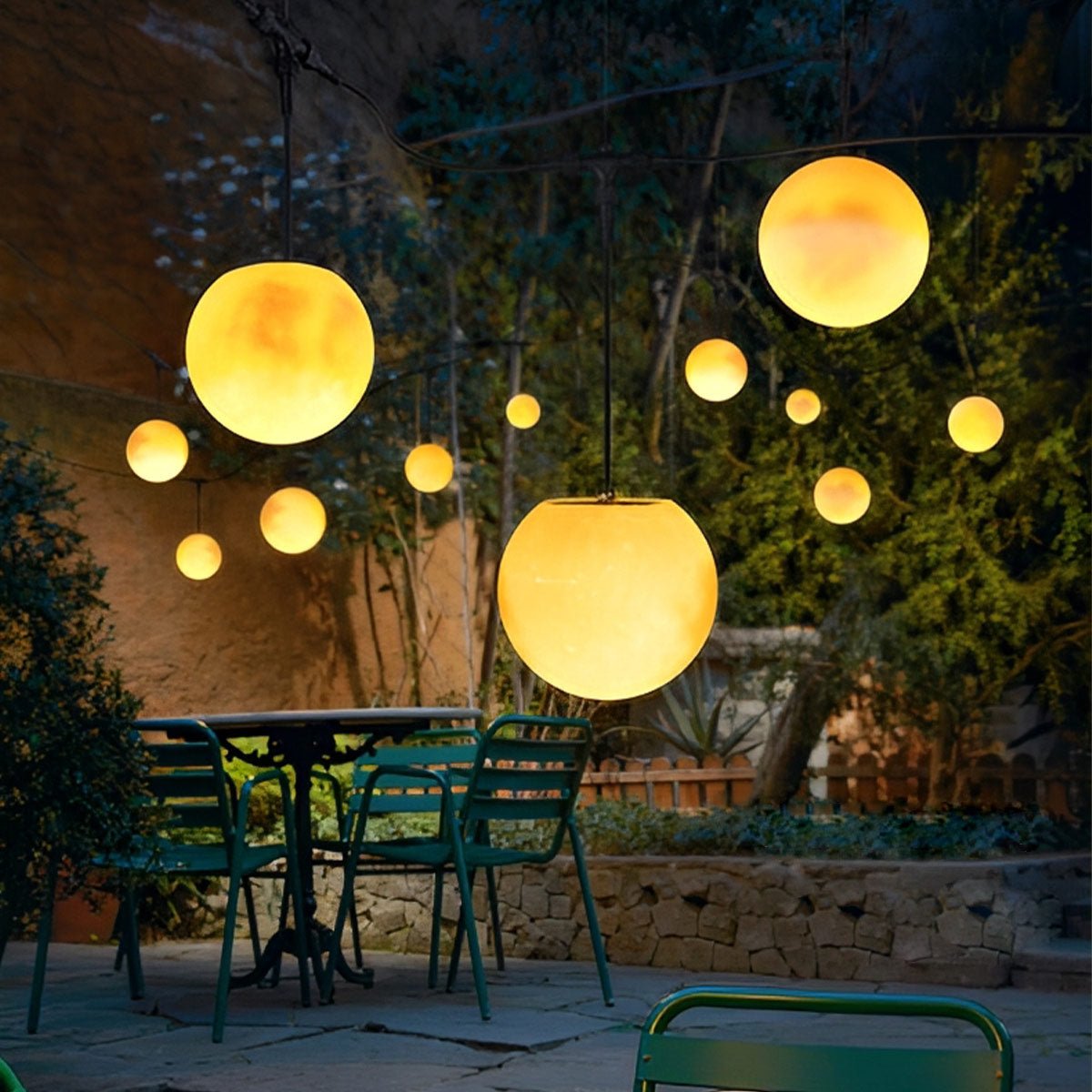 Waterproof Moon Garden Landscape Outdoor String Lights - Flare Shack