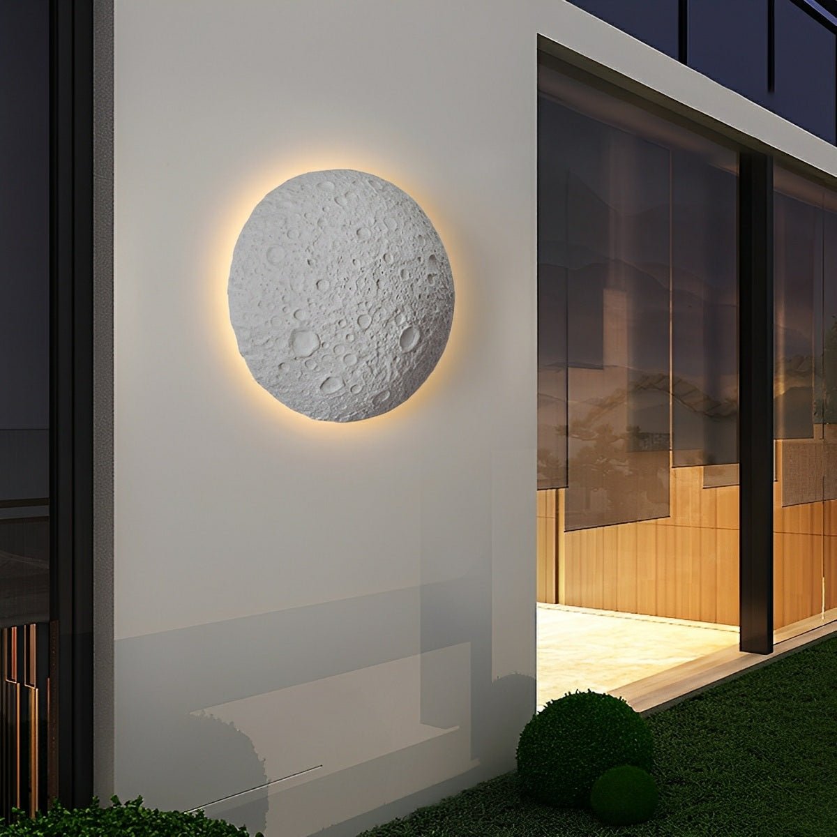 Waterproof Moon Outdoor LED Porch Exterior Wall Lights - Flare Shack