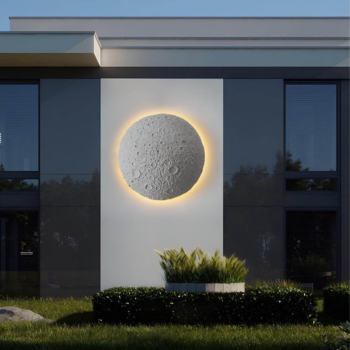 Waterproof Moon Outdoor LED Porch Exterior Wall Lights - Flare Shack