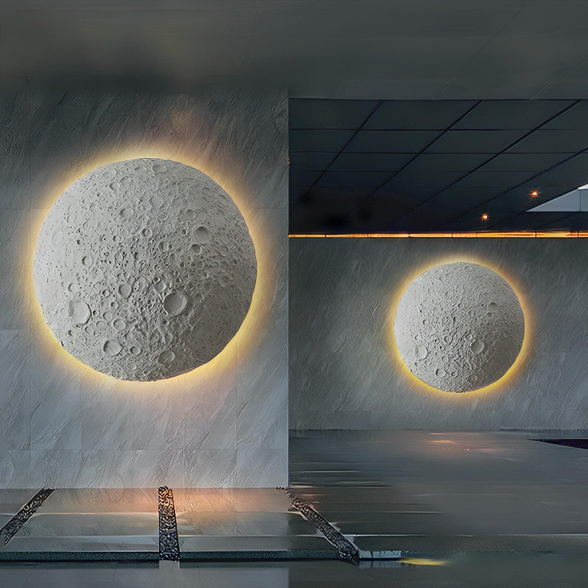 Waterproof Moon Outdoor LED Porch Exterior Wall Lights