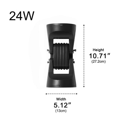 Waterproof Outdoor Adjustable Up and Down LED Exterior Wall Lights Spotlight