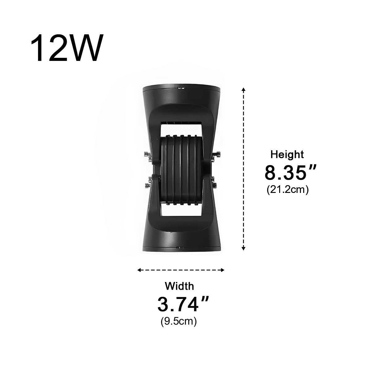 Waterproof Outdoor Adjustable Up and Down LED Exterior Wall Lights Spotlight