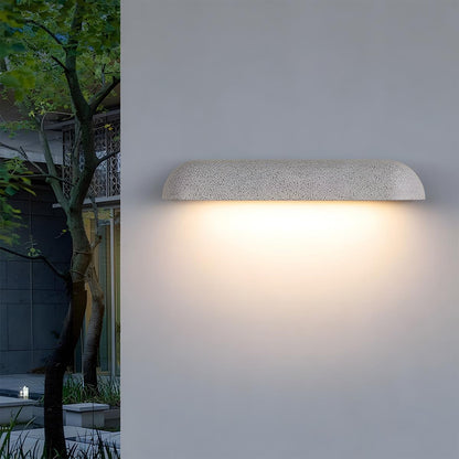 Waterproof Outdoor Cement Curved Dom LED Porch Light Exterior Wall Lights - Flare Shack