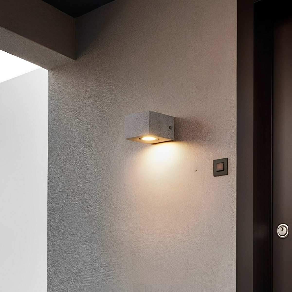 Waterproof Outdoor Cement LED Porch Light Exterior Wall Lights - Flare Shack