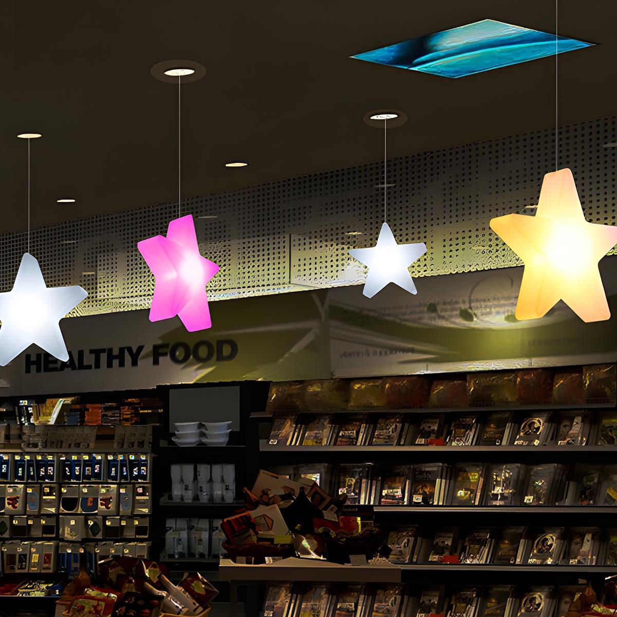 Waterproof Outdoor Christmas Star 16 Color RGB Dimmable LED Pendant Lights - Flare Shack
