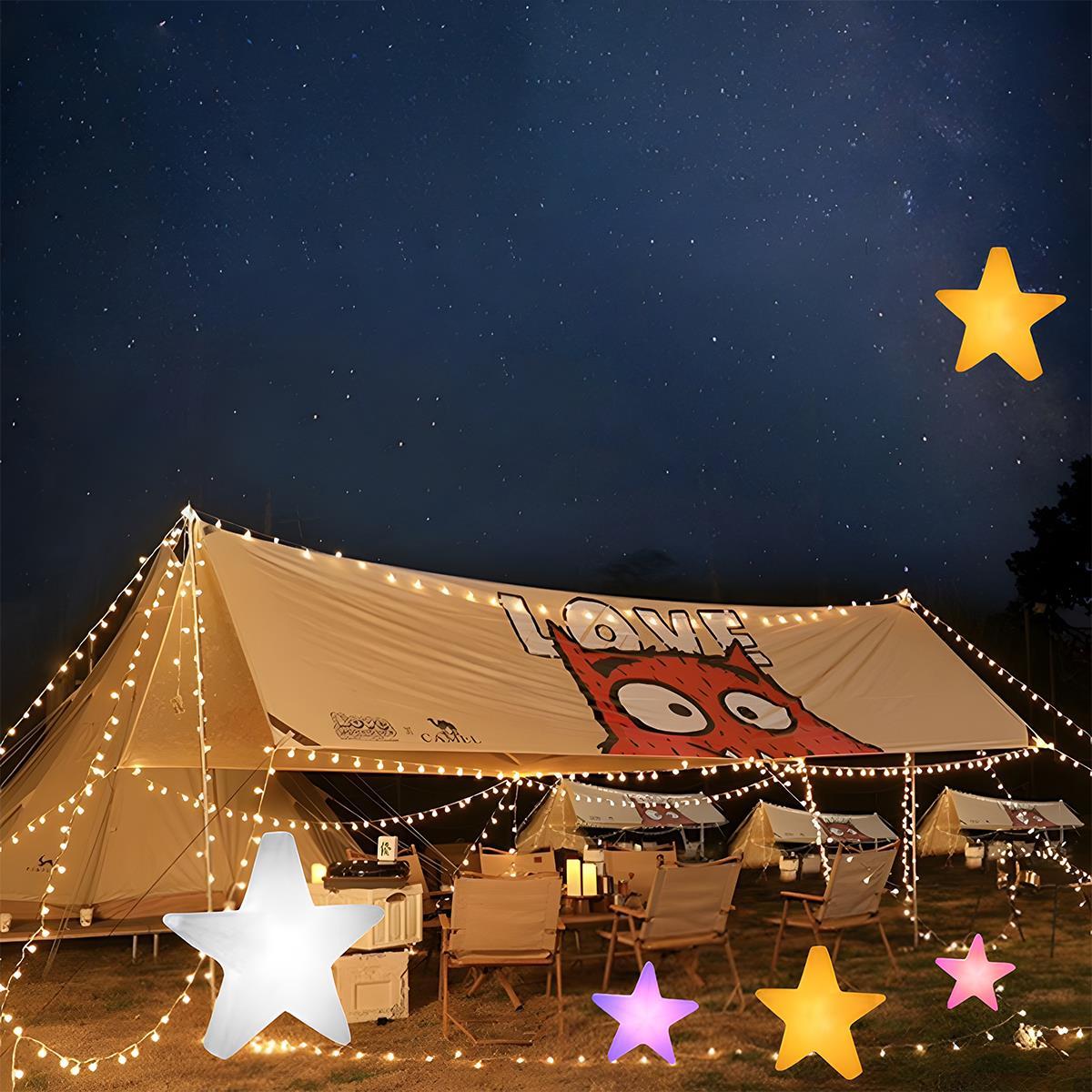 Waterproof Outdoor Christmas Star 16 Color RGB Dimmable LED Pendant Lights - Flare Shack