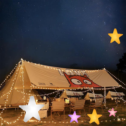 Waterproof Outdoor Christmas Star 16 Color RGB Dimmable LED Pendant Lights - Flare Shack